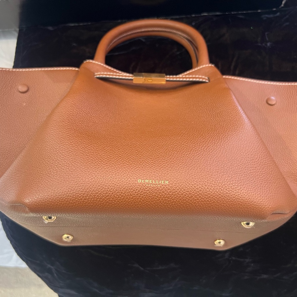 DeMellier Midi New York Bag, Tan cowhide leather, Brand new/pristine condition - Picture 3 of 6